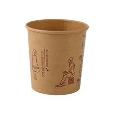 Posoda za juho iz kraft papirja za hrano